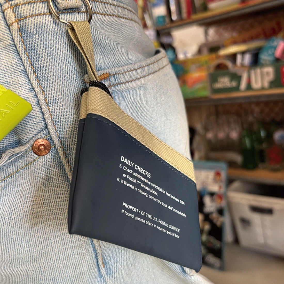 ビンテージ　USPS アメリカ　郵便局　コインケース　小銭入れ　ウォレット　財布　USA トラック　配送_画像3