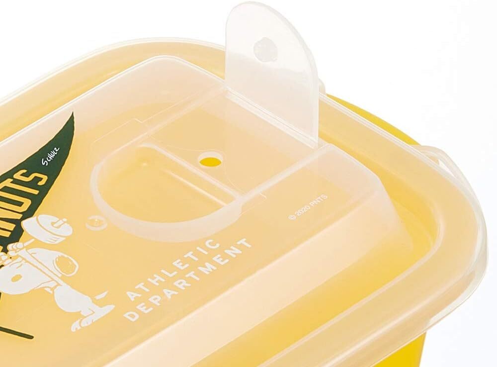 スヌーピー エアー弁付き ふわっと 保存容器 M (2個入り) 電子レンジ対応 日本製 フードコンテナ ランチ お弁当 おかず入れ 容器_画像4