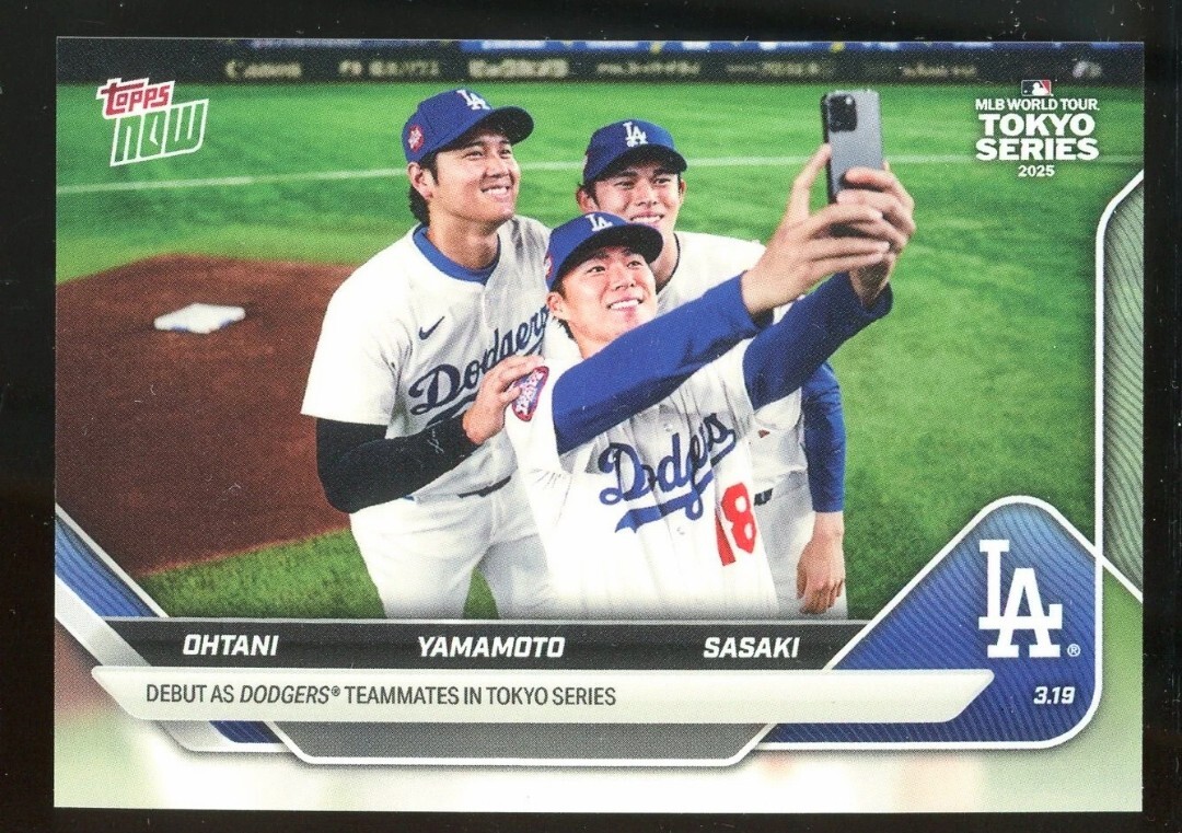 希少 2025 TOPPS NOW TOKYO SERIES 大谷翔平 山本由伸 佐々木朗 希少 2025 TOPPS NOW TOKYO SERIES 大谷翔平 山本由伸 佐々木朗