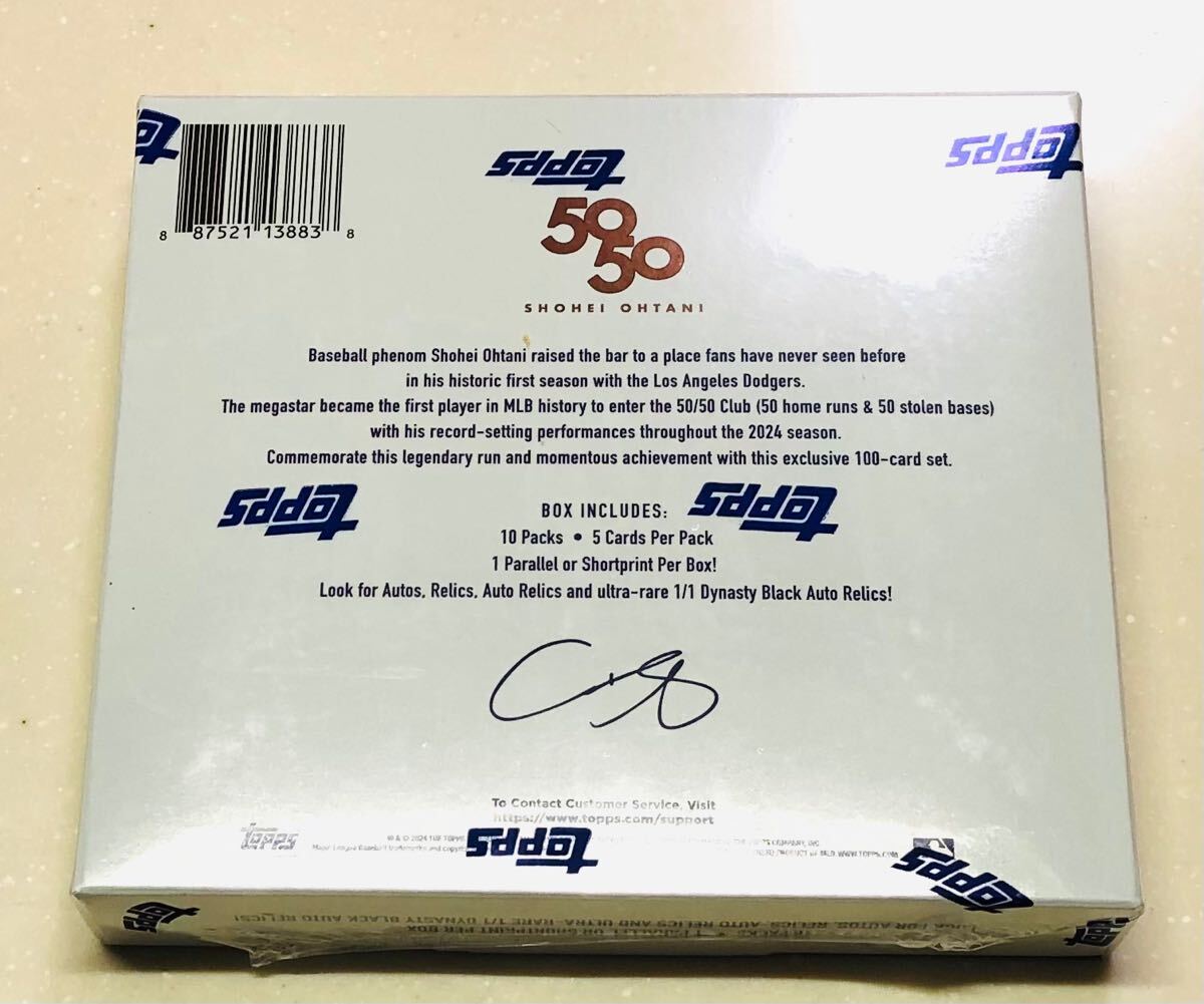新品 未開封】2024 Topps 大谷翔平 50-50 10パック入り 1 新品 未開封】2024 Topps 大谷翔平 50-50 10パック入り 1