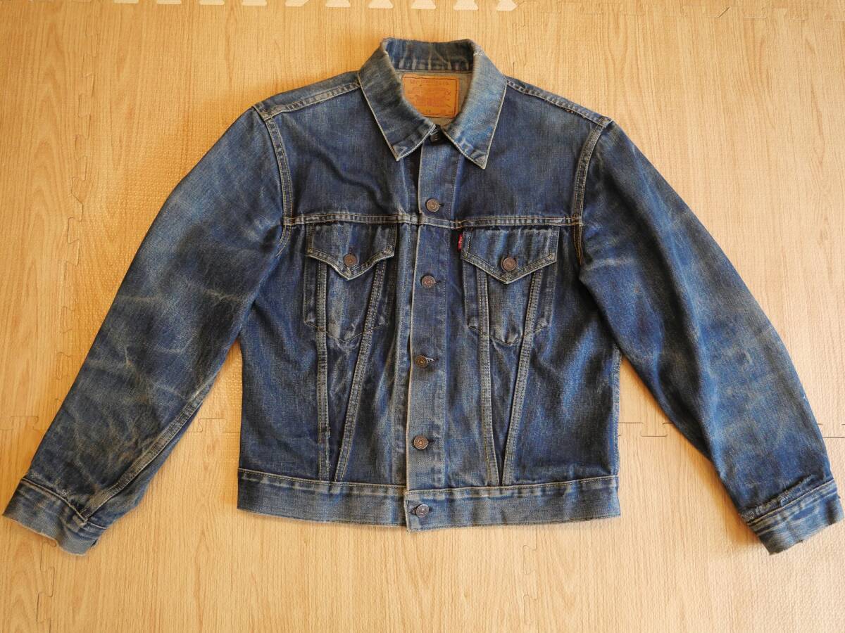 希少 60's LEVI'S サード557xx BIGE 濃紺 Big Size42 505 66後期 希少 60's LEVI'S サード557xx BIGE 濃紺 Big Size42 505 66後期