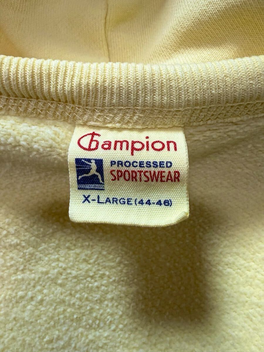 ランナーズタグ Champion 後付け スウェットパーカー (XL ランナーズタグ Champion 後付け スウェットパーカー (XL