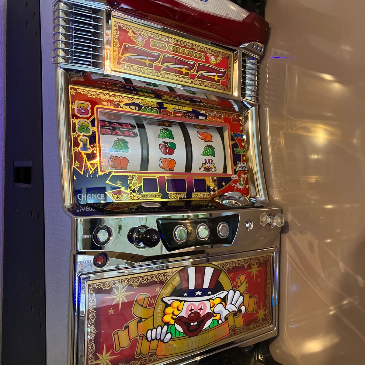 遊技機】ニューアイムジャグラーEX コイン不要機付き(パチスロ 遊技機】ニューアイムジャグラーEX コイン不要機付き(パチスロ