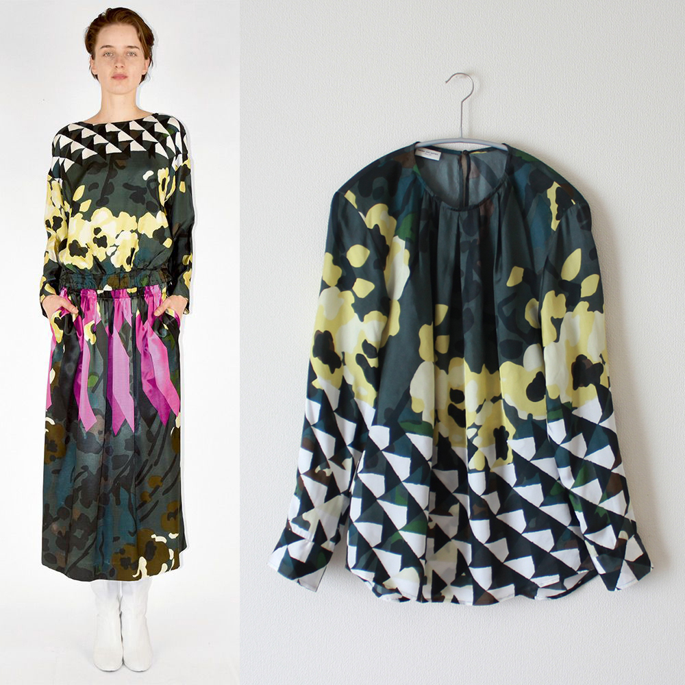 DRIES VAN NOTEN/ドリス/18FW/ジオメトリックフラワー DRIES VAN NOTEN/ドリス/18FW/ジオメトリックフラワー
