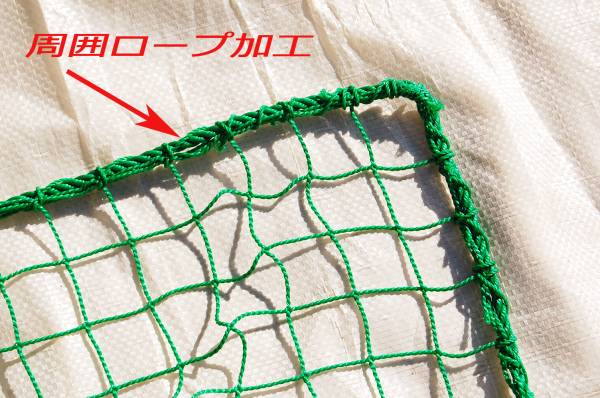 ☆新品野球ネット約3m×8m 周囲ロープ加工済☆超格安！！_画像2