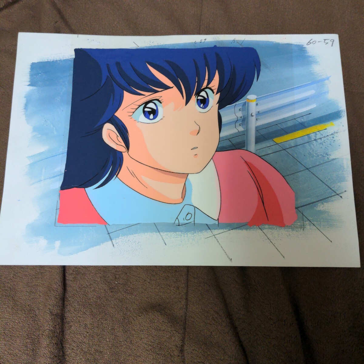 めぞん一刻 セル画 音無響子 直筆背景付 (めぞん一刻)|売買され めぞん一刻 セル画 音無響子 直筆背景付 (めぞん一刻)|売買され