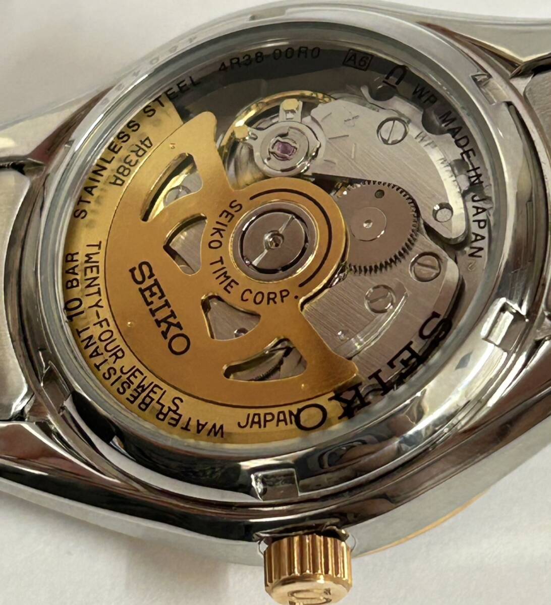☆スワロフスキーの輝き 美品 SEIKO PRESAGE 稼働 4R38-00R0 ☆スワロフスキーの輝き 美品 SEIKO PRESAGE 稼働 4R38-00R0