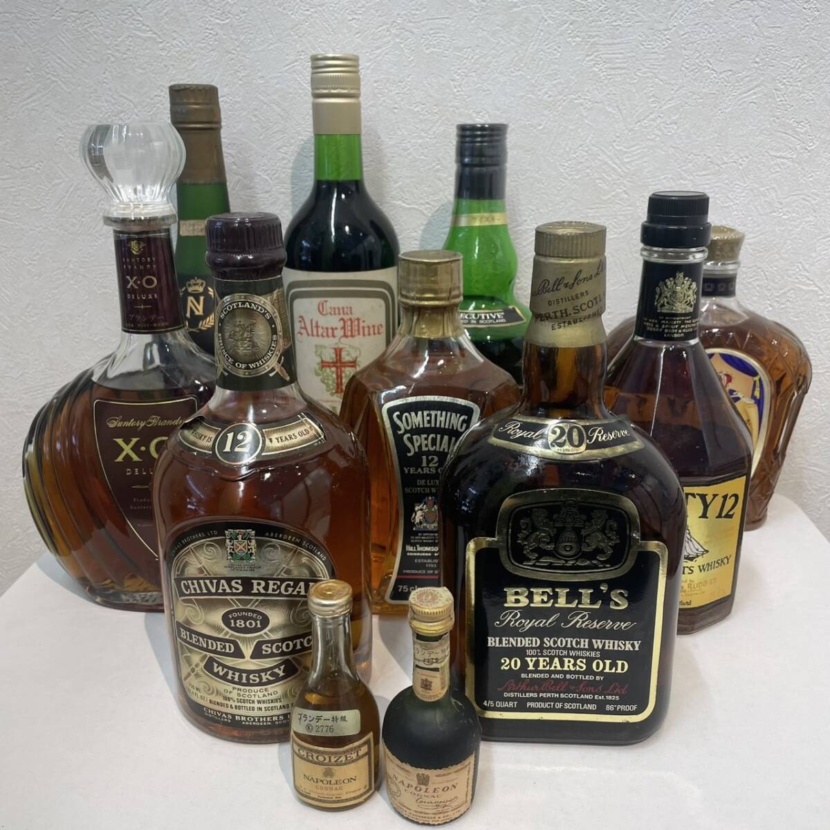 □お酒大量11本!! 未開栓!! CHIVAS REGAL SOMETHING SPECIAL