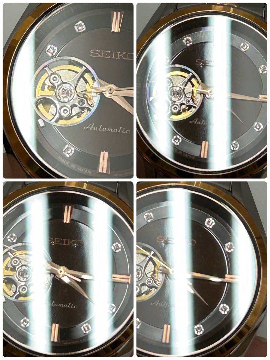☆スワロフスキーの輝き 美品 SEIKO PRESAGE 稼働 4R38-00R0 ☆スワロフスキーの輝き 美品 SEIKO PRESAGE 稼働 4R38-00R0