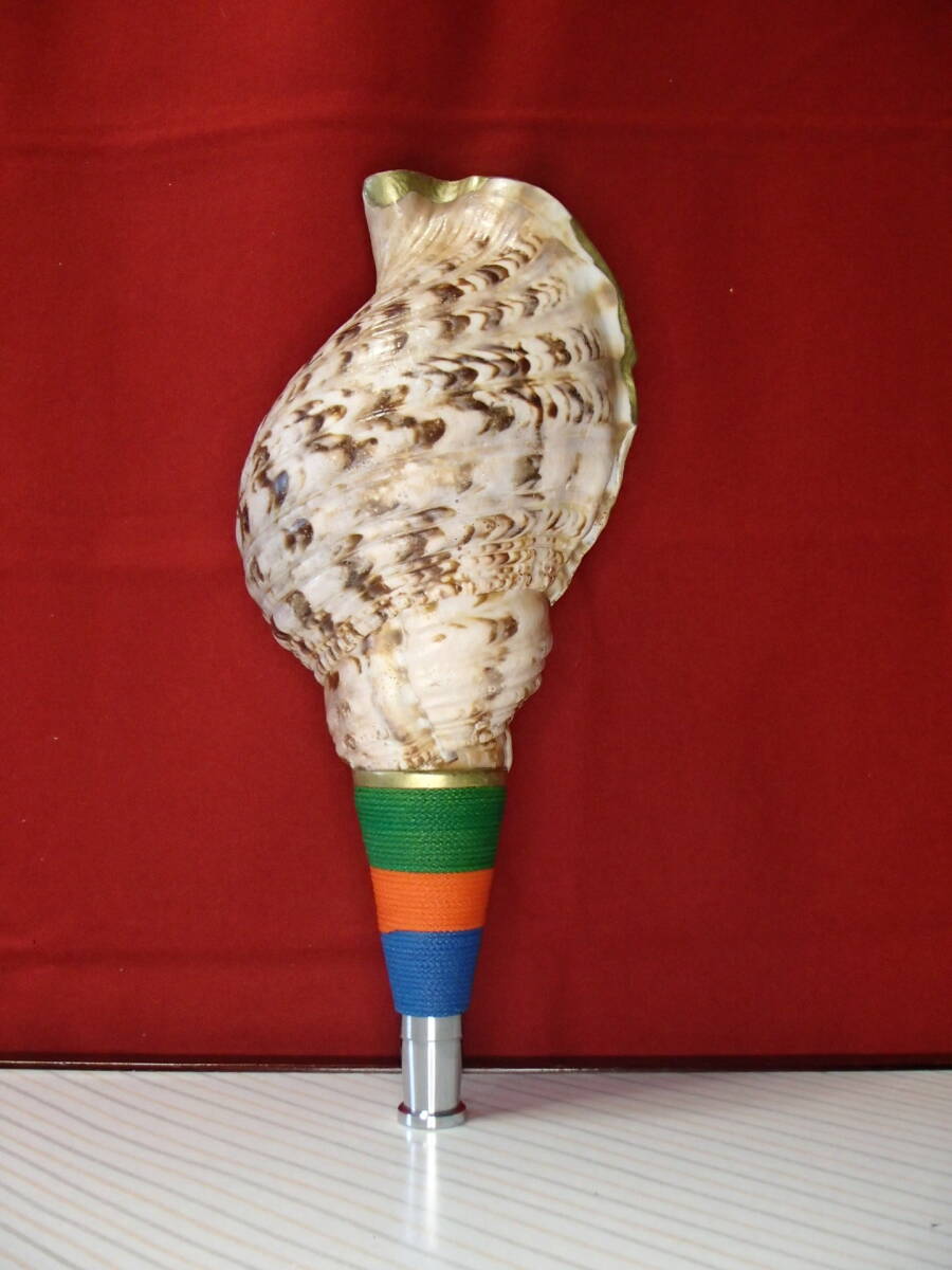 ほら貝、ホラ貝、法螺貝、38.8cm、1430g、手作り品、未使用 ほら貝、ホラ貝、法螺貝、38.8cm、1430g、手作り品、未使用