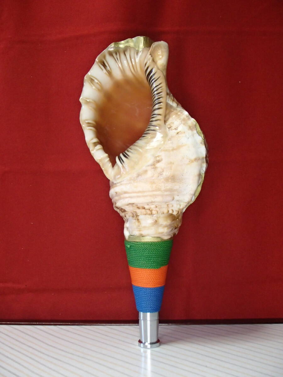 ほら貝、ホラ貝、法螺貝、38.8cm、1430g、手作り品、未使用 ほら貝、ホラ貝、法螺貝、38.8cm、1430g、手作り品、未使用