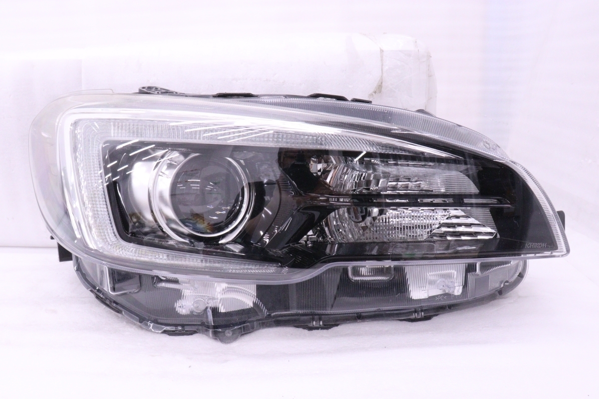 53-2608★美品★後期 LED VM4 レヴォーグ★右ヘッドライト ICHIKOH 1941 打刻:VL ユニット ブラック 純正★スバル (QT)