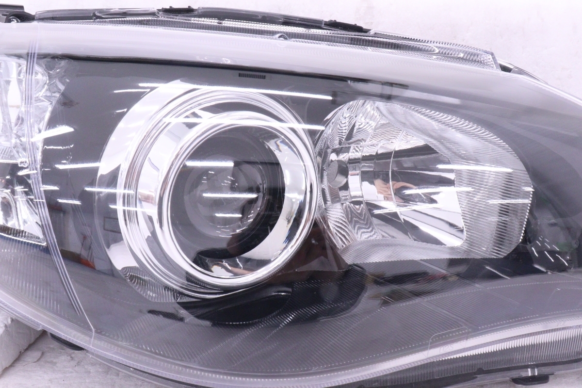 53-684* прекрасный товар HID GR Impreza WRX-STI* правая передняя фара ICHIKOH 1809 гравировка :2T единица черный оригинальный * Subaru (UK)