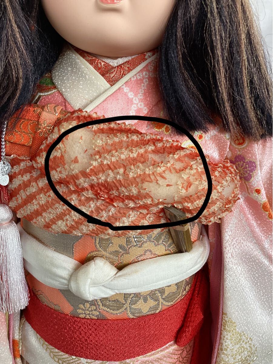 K0190】 市松人形 東玉作 日本人形 女の子 着物 飾り物 置物 K0190】 市松人形 東玉作 日本人形 女の子 着物 飾り物 置物