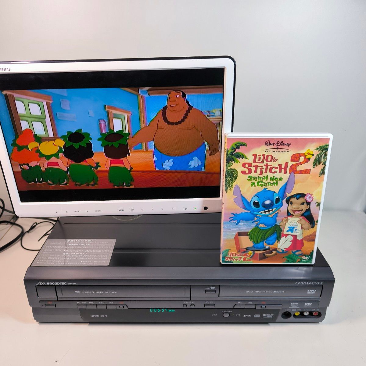 DXアンテナ DXR160V ビデオ一体型DVDレコーダー ダビング機能 DXアンテナ DXR160V ビデオ一体型DVDレコーダー ダビング機能