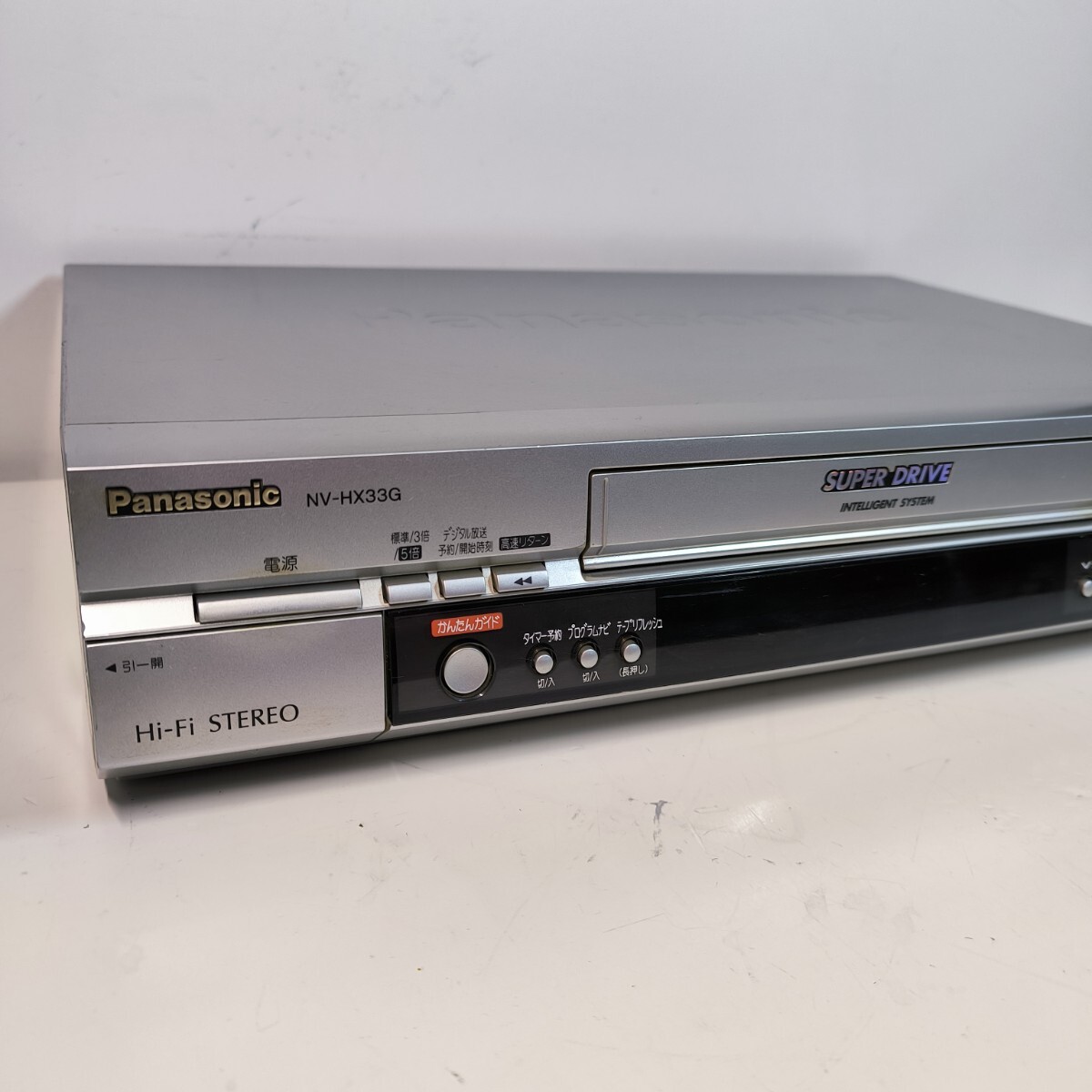 Panasonic VHS ビデオデッキNV-HX33G リモコン付き 分解 Panasonic VHS ビデオデッキNV-HX33G リモコン付き 分解