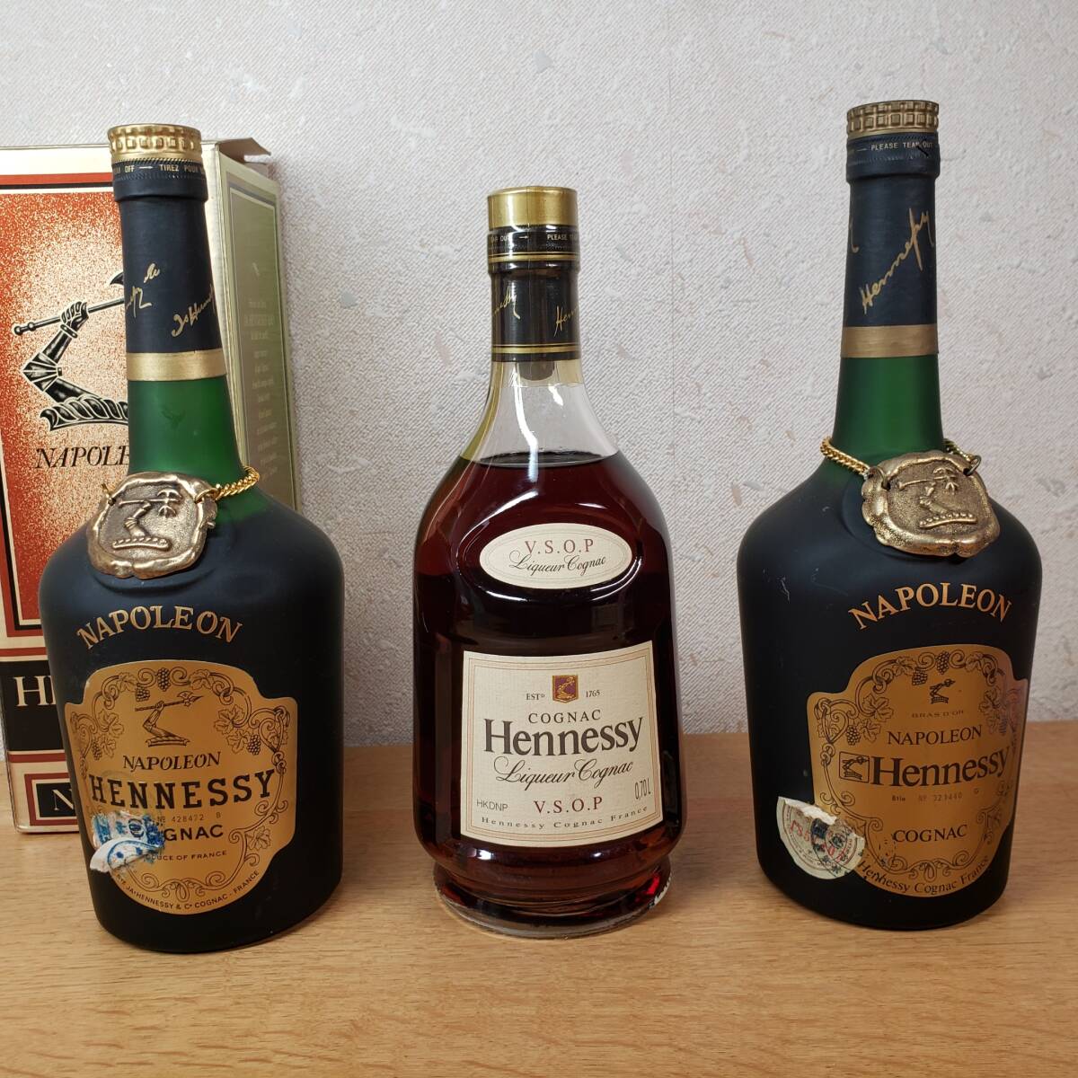 HENNESSY 未開栓3本セット HENNESSY VSOP, HENNESSY NAPOLEON2本 HENNESSY 未開栓3本セット HENNESSY VSOP, HENNESSY NAPOLEON2本