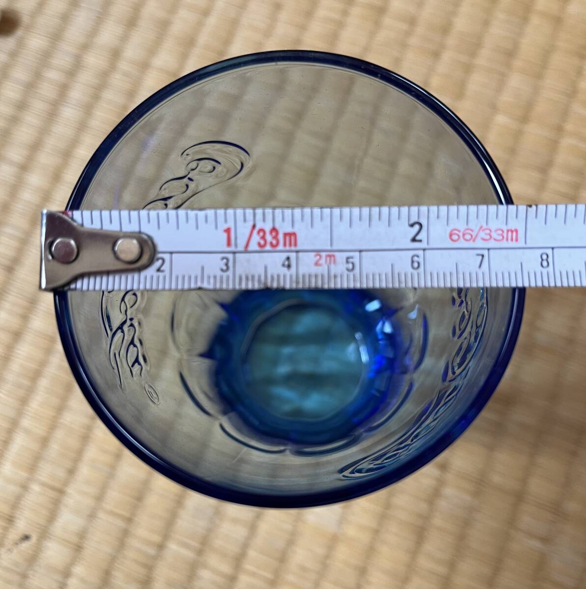 マクドナルド【新品コカコーラグラス】ブルー_画像4