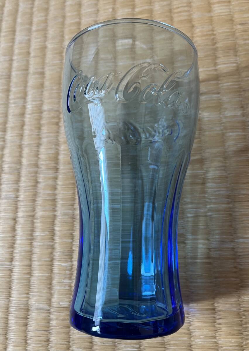 マクドナルド【新品コカコーラグラス】ブルー_画像2