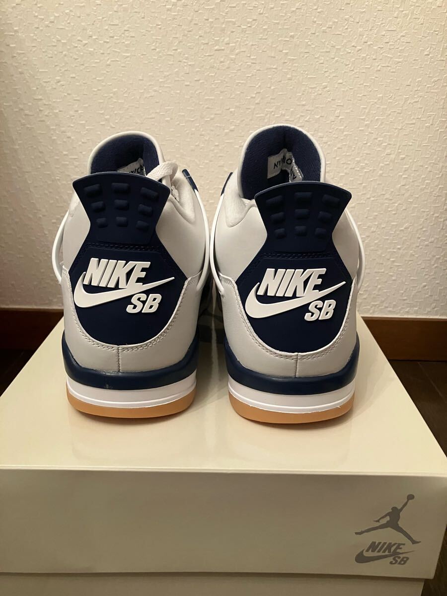 NIKE ナイキ SB エアジョーダン4 30cm ホワイト ネイビー AIR NIKE ナイキ SB エアジョーダン4 30cm ホワイト ネイビー AIR