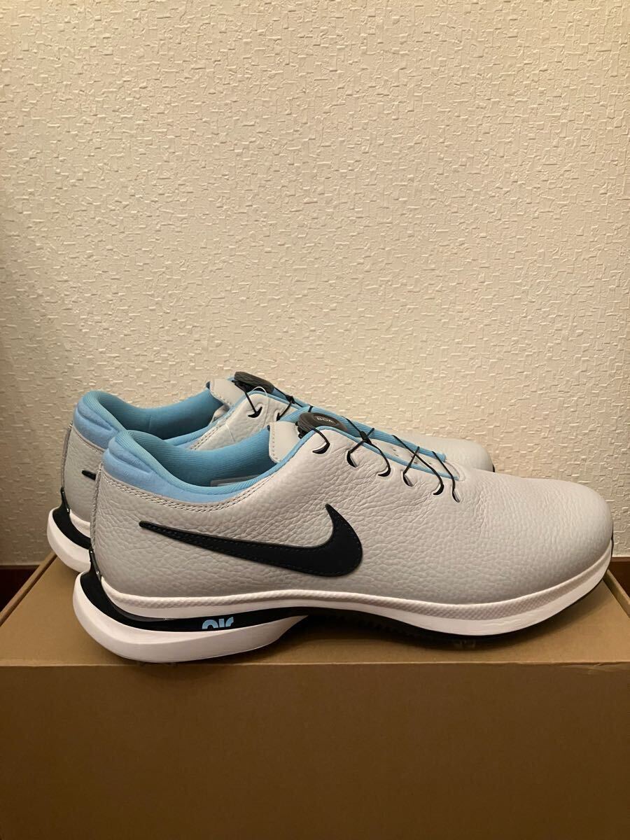 NIKE ナイキゴルフ　エアズームビクトリーツアー3 ボア　29cm グレー　ブルー　ワイド　 AIR ZOOM