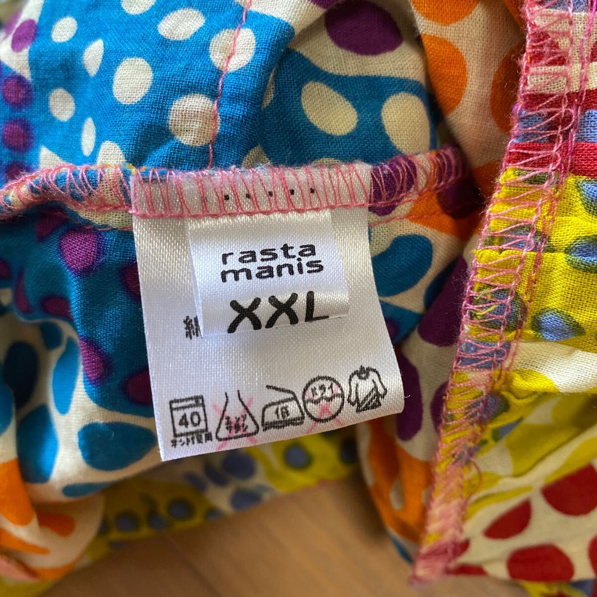 RASTA MANIS サイズXXL チューブトップワンピース　水玉　 総柄　
