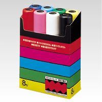 （まとめ買い）三菱鉛筆 ポスカ PC-17K 8色セット PC-17K.8C 00023524 〔×3〕_画像1