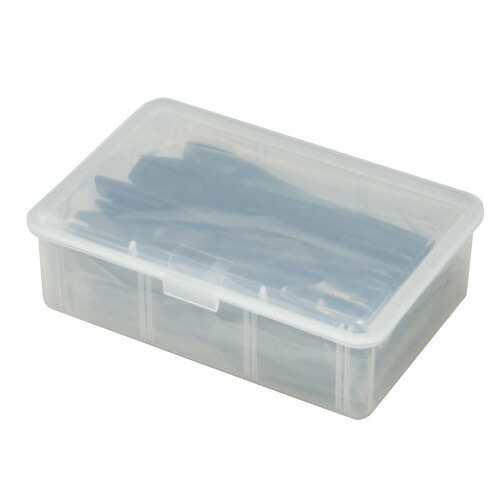 ベロス ペグシル 使い捨て鉛筆 ポリケース 50本入 黒 PGCL-50BK_画像2