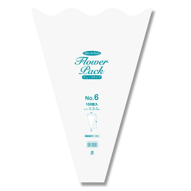 simojima полиэтиленовый пакет N цветок упаковка wave модель толщина 0.028mm No.6 100 листов simojima полиэтиленовый пакет N цветок упаковка wave модель толщина 0.028mm No.6 100 листов