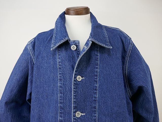 【送料無料 23%OFF】HOUSTON ヒューストン CONE DENIM U.S. ARMY M-41カバーオール NO.51486 VINTAGE WASH_42サイズ_画像2