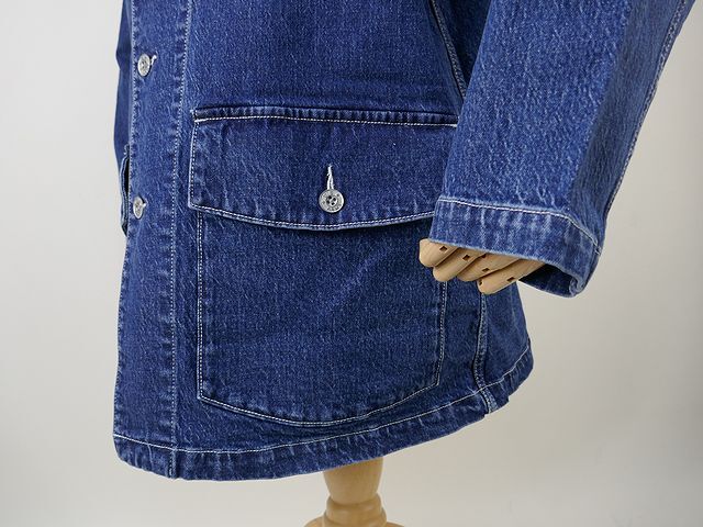 【送料無料 23%OFF】HOUSTON ヒューストン CONE DENIM U.S. ARMY M-41カバーオール NO.51486 VINTAGE WASH_42サイズ_画像5