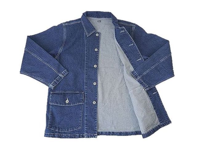 【送料無料 23%OFF】HOUSTON ヒューストン CONE DENIM U.S. ARMY M-41カバーオール NO.51486 VINTAGE WASH_42サイズ_画像6