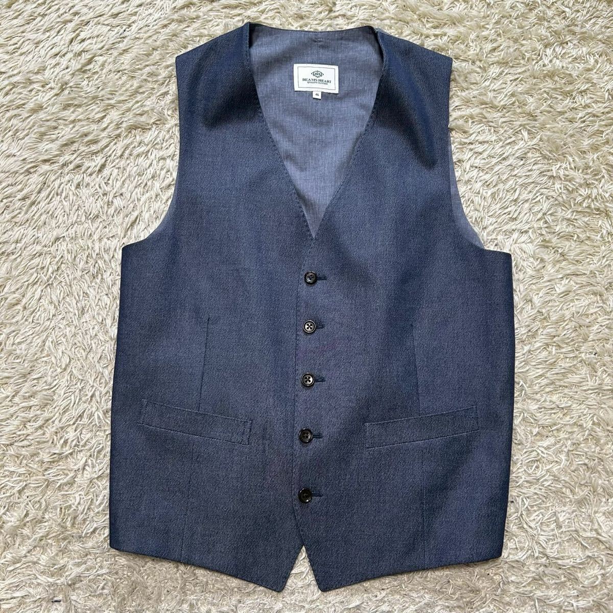 未使用級!!!ビームスハート【人気の3ピース】BEAMS HEART スーツ 未使用級!!!ビームスハート【人気の3ピース】BEAMS HEART スーツ