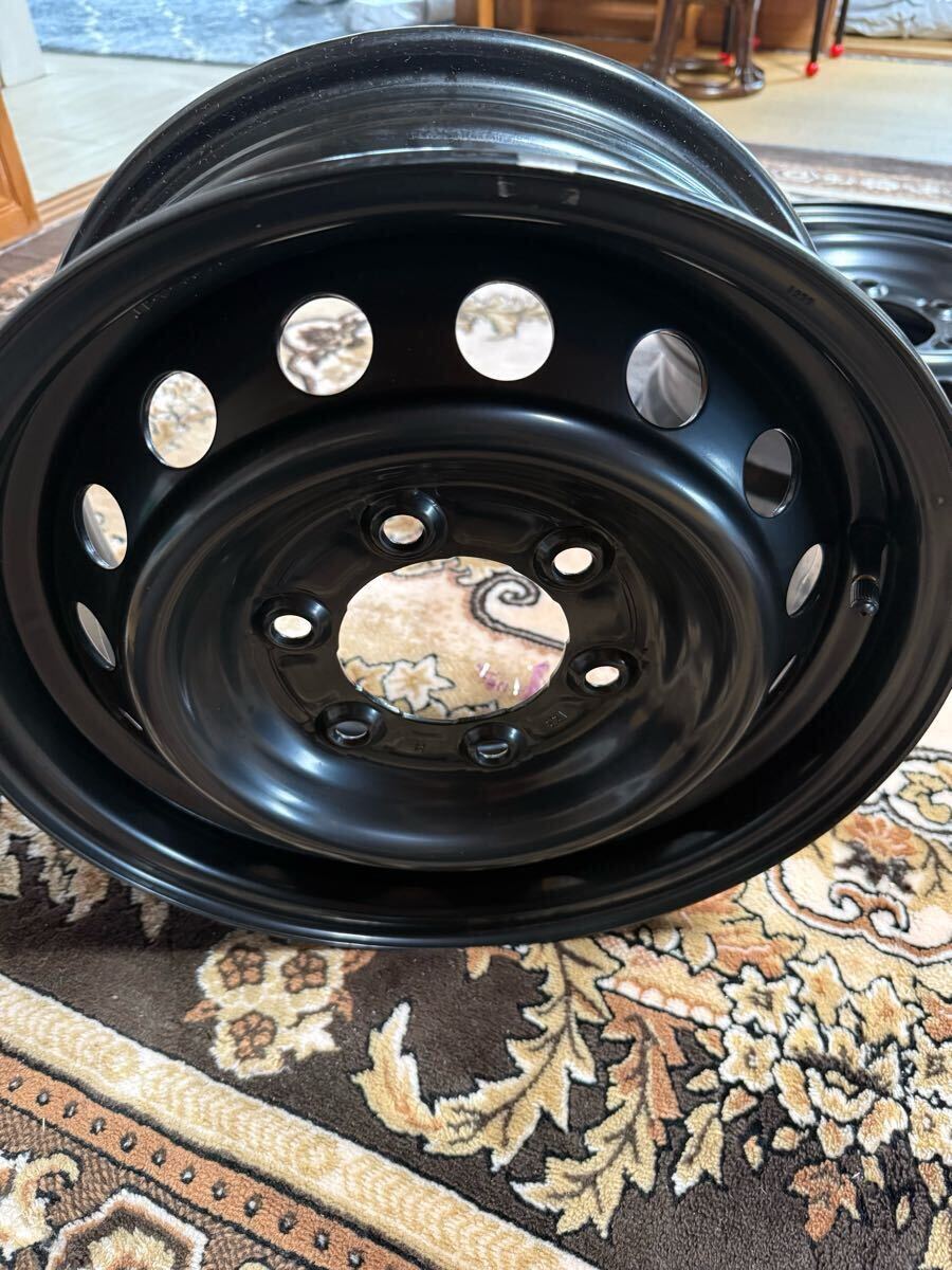 日産 E26 キャラバン 純正ホイール 鉄 カバー付き 新車外し 4本 日産 E26 キャラバン 純正ホイール 鉄 カバー付き 新車外し 4本