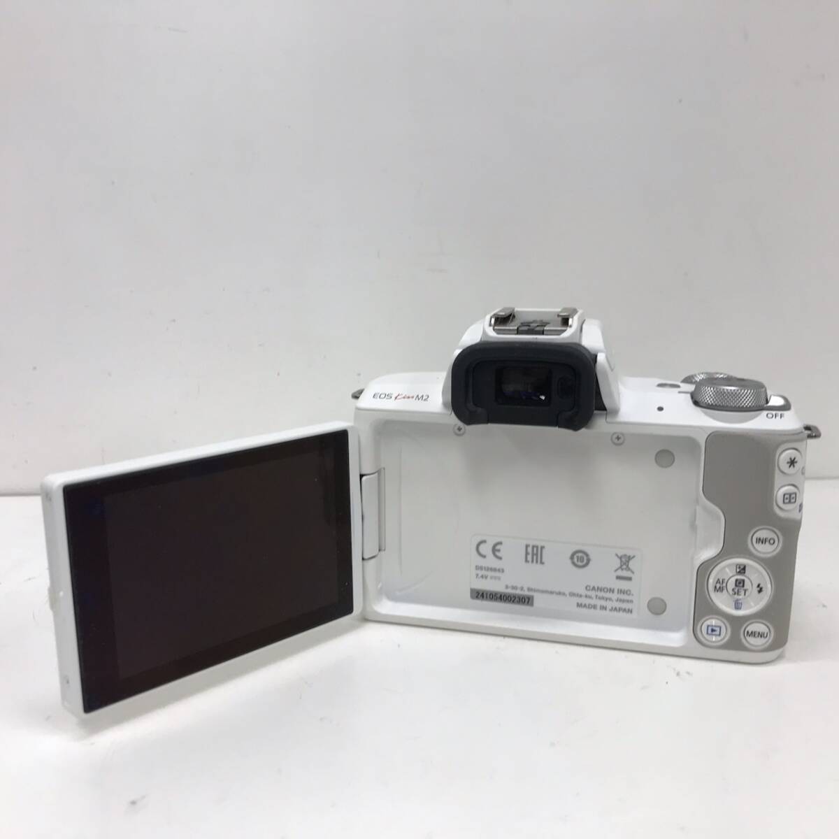 Canon キヤノン EOS Kiss M2 ミラーレス一眼カメラ ホワイト EF Canon キヤノン EOS Kiss M2 ミラーレス一眼カメラ ホワイト EF