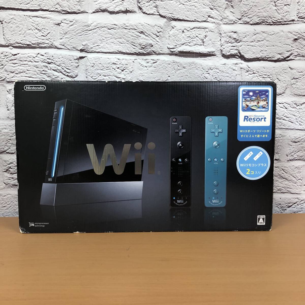 未使用】 Nintendo 任天堂 Wii Sports Resoort 本体 ブラック 未使用】 Nintendo 任天堂 Wii Sports Resoort 本体 ブラック