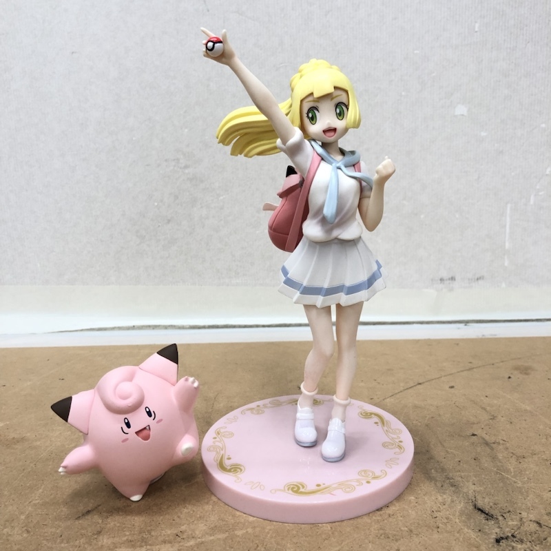 がんばリーリエ&ピッピ フィギュア Yahoo!オークション - ポケモンセンター がんばリーリエ ピッピ