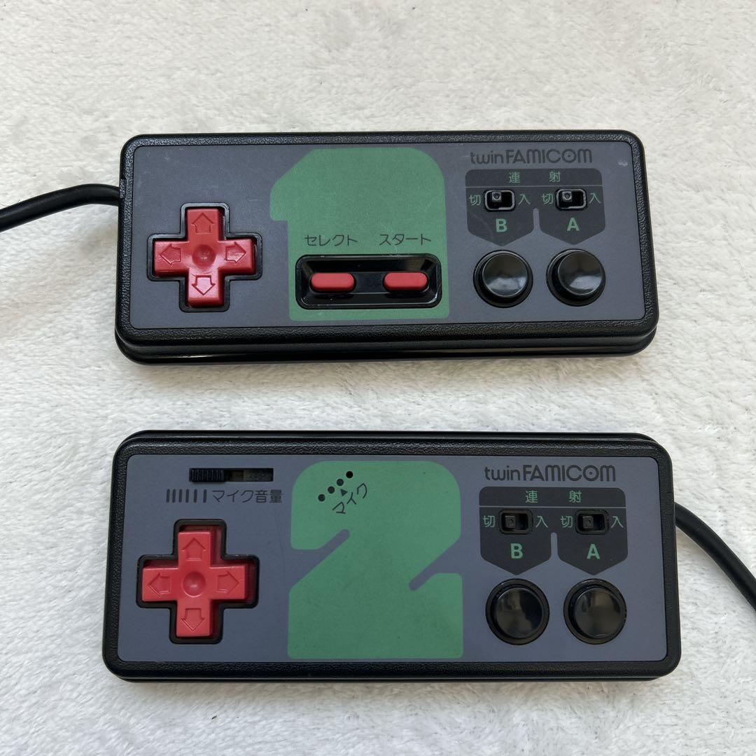 動作確認済】ツインファミコン 本体 一式 AN-505-BK カセット 動作確認済】ツインファミコン 本体 一式 AN-505-BK カセット