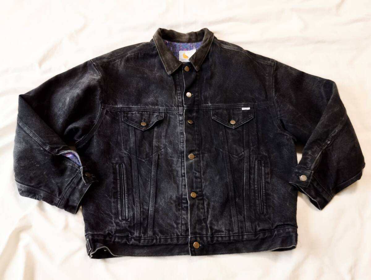 Yahoo!オークション - レア Carhartt カーハート ブラックデニム Yahoo!オークション - レア Carhartt カーハート ブラックデニム