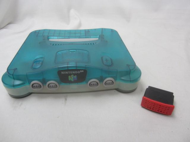 中古品 ゲーム NINTENDO 64 本体 NUS-001 クリアブルー 動作品 中古品 ゲーム NINTENDO 64 本体 NUS-001 クリアブルー 動作品