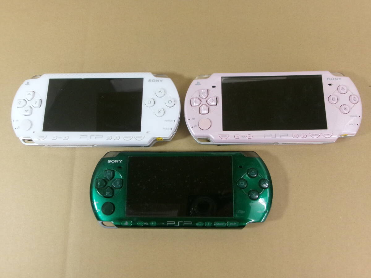 SONY PSP PSP-3000 PSP-2000 PSP-1000 本体のみ 3台セット SONY PSP PSP-3000 PSP-2000 PSP-1000 本体のみ 3台セット