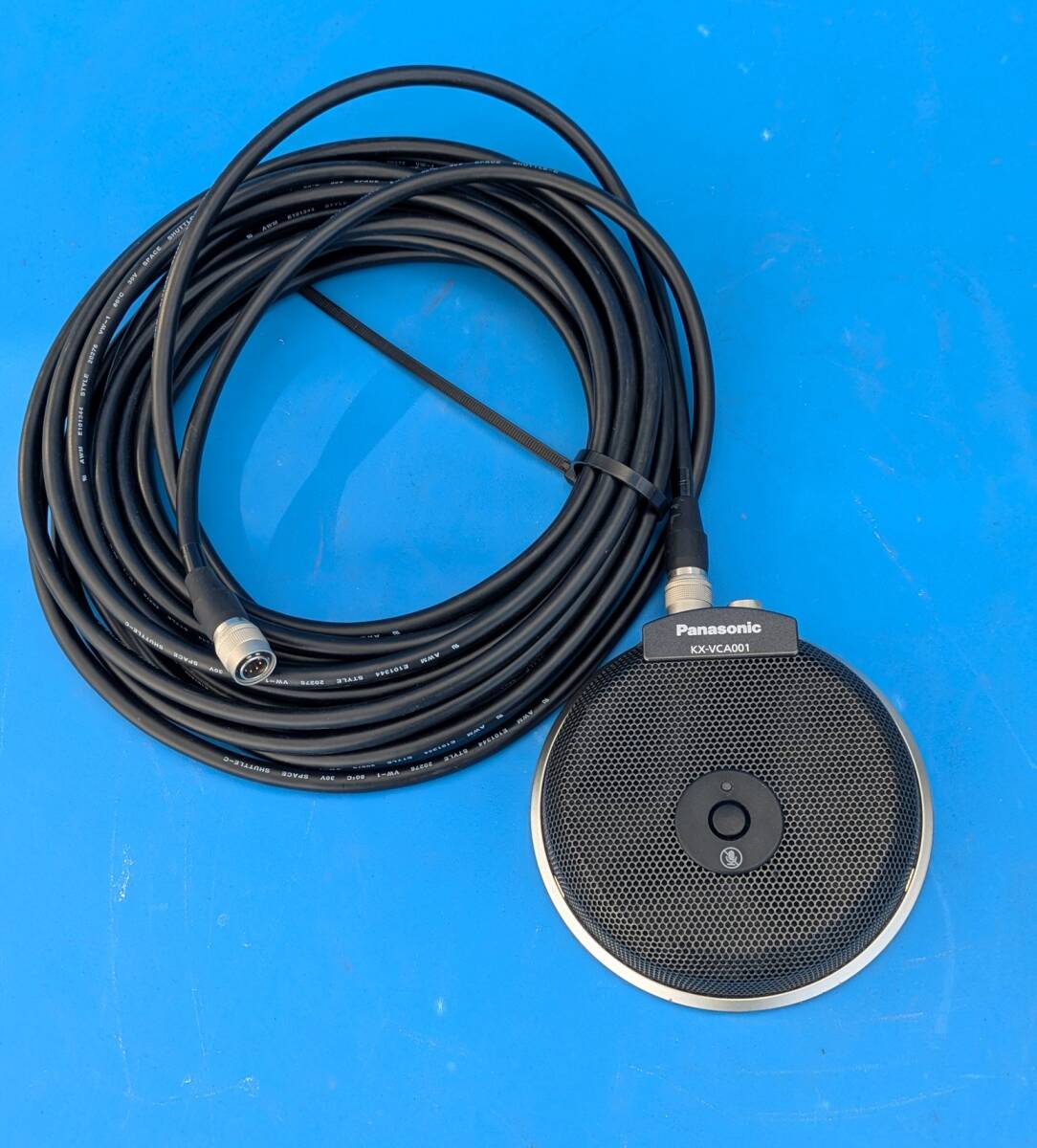 パナソニック　バウンダリーマイクロホン　KX-VCA001　専用ケーブル付屬中古送料詳細(xì)は商品説明に記載されています