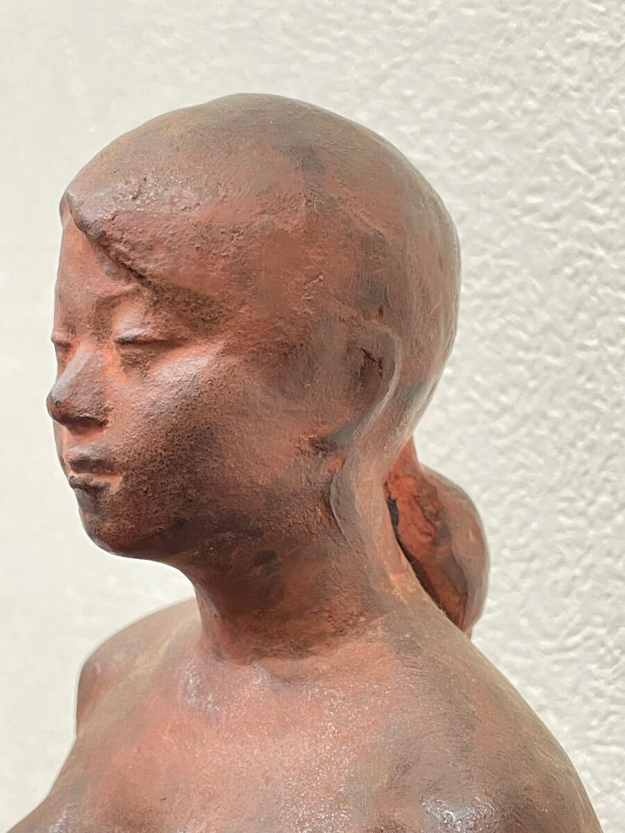 本物保証【三枝惣太郎 裸婦像 ブロンズ像】高さ約49cm 検) 彫刻 本物保証【三枝惣太郎 裸婦像 ブロンズ像】高さ約49cm 検) 彫刻