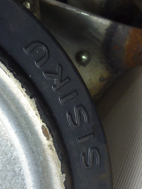 SISIKU シシク キャスター 200x45 4個 ジャンク_画像4