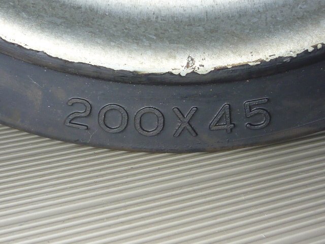 SISIKU シシク キャスター 200x45 4個 ジャンク_画像3