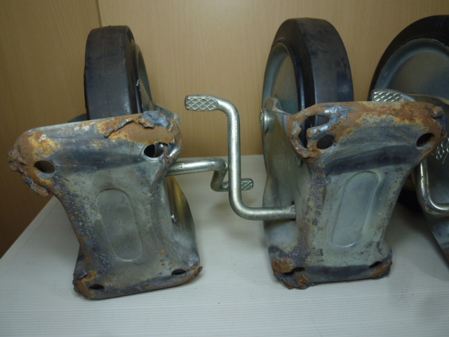 SISIKU シシク キャスター 200x45 4個 ジャンク_画像8