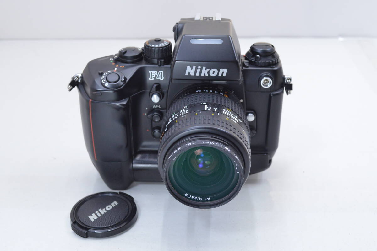 ecoま】NIKON F4S MB-21 28-70mm F3.5-4.5D レンズセット 動作品 ecoま】NIKON F4S MB-21 28-70mm F3.5-4.5D レンズセット 動作品
