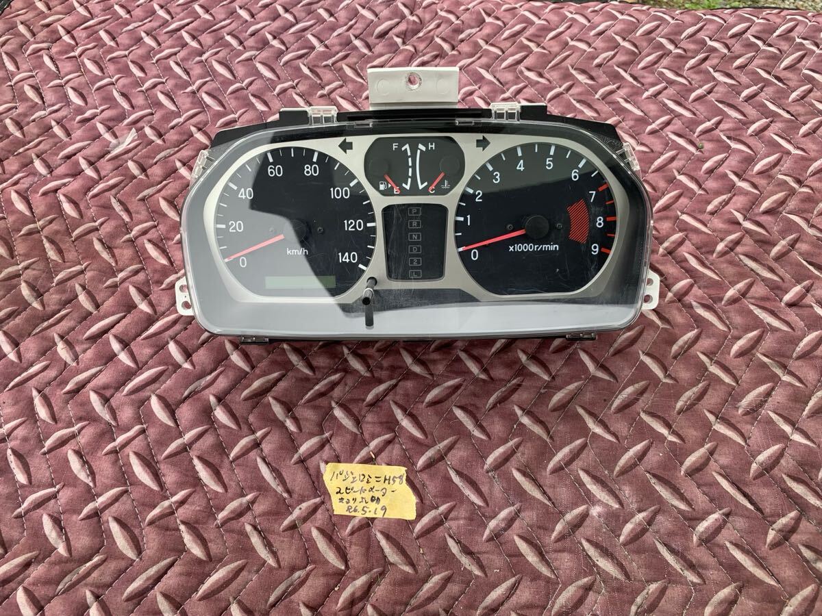 三菱 パジェロミニ 純正 H58A スピードメーター 769218-730　カシ_画像1