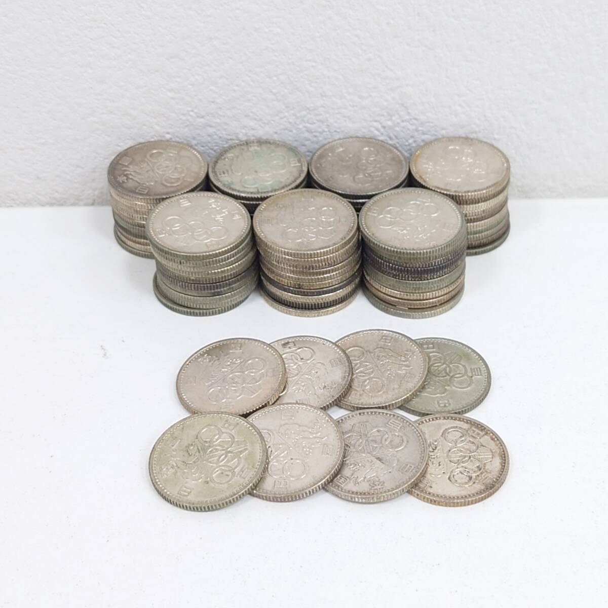 □【日本銀貨 大量おまとめ】1000円銀貨×5枚/100円銀貨×424枚 計 □【日本銀貨 大量おまとめ】1000円銀貨×5枚/100円銀貨×424枚 計