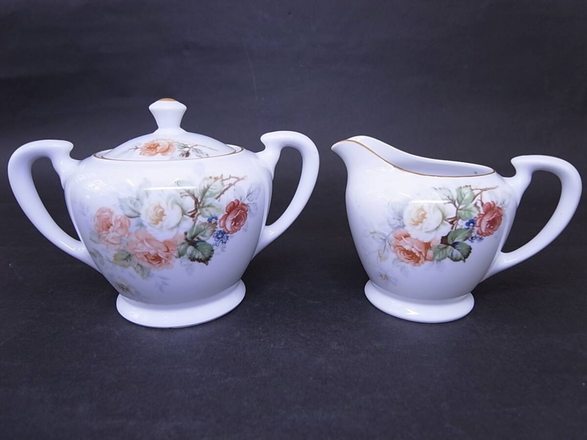 美品 オールドノリタケ Noritake 薔薇紋様 シュガーポット 美品 オールドノリタケ Noritake 薔薇紋様 シュガーポット